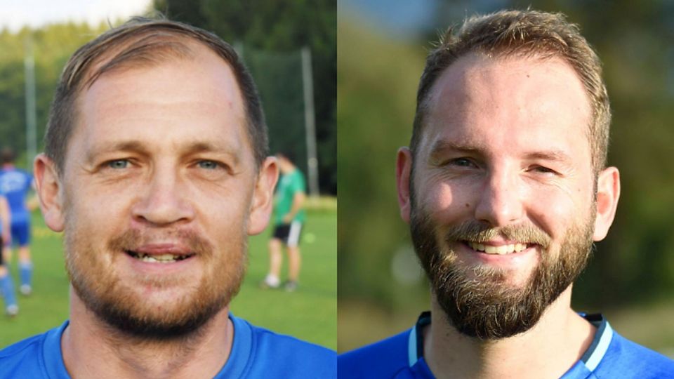 Werner Klinke, Trainer des TSV Hartpenning (links) und Sebastian Fischer, Trainer beim TSV Schliersee (rechts) hoffen beide noch auf den Aufstieg.