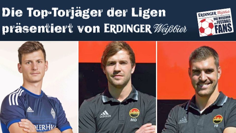 Maximilian Dengler (Mitte) netzte am 1. Spieltag gegen Sauerlach viermal für den TSV Otterfing ein.