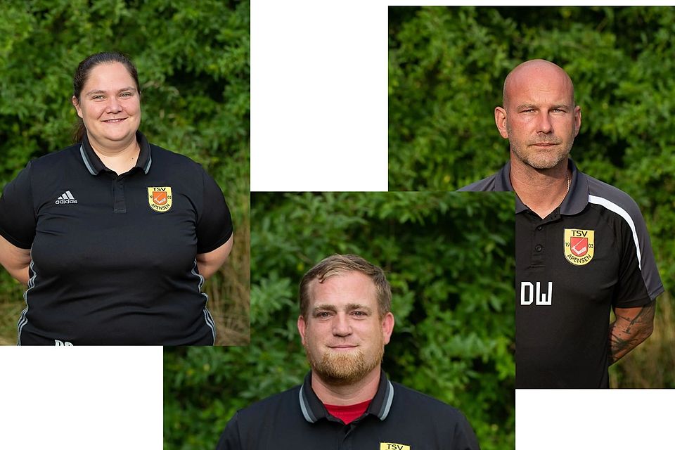 Jennifer Berg, Wolfgang Leminski und Dirk Wunder bilden das Trainerteam.