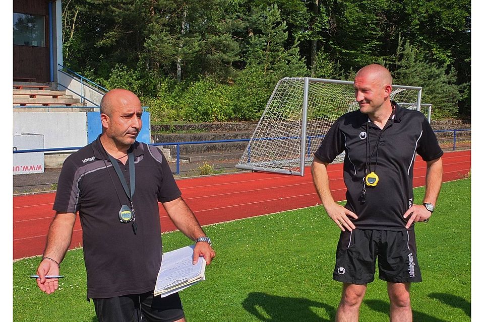 Neues Gespann beim TSV Schönaich: Mustafa Cakal (links) und sein Co. Robert Keser Foto: privat