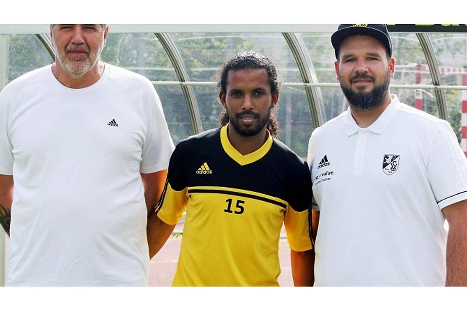 Dieses Trio soll’s beim SV richten, egal in welcher Liga (v. li.): Hans Adlwarth, Hisham Aqabli und Tobi Bernwieser. F: Ewald J.Scheitterer