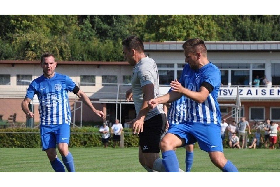 Der TSV Zaisenhausen (blau) gewann mit 7:1 gegen den SV Sinsheim. F: Emmerich