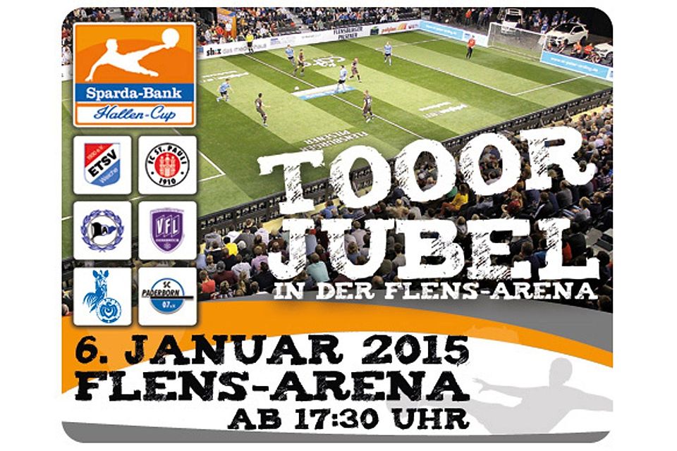Von der 1. bis zur 4. Liga ist alles vertreten beim 2. Flensburger Hallenfußball-Turnier am 6. Januar in der Flens-Arena.