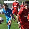 Lennard Schweder ersetzte den verletzten Maximilian Biegel als Kapitän des SV Bruckmühl.