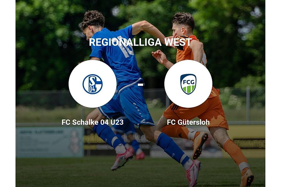 FC Schalke 04 U23 gegen FC Gütersloh