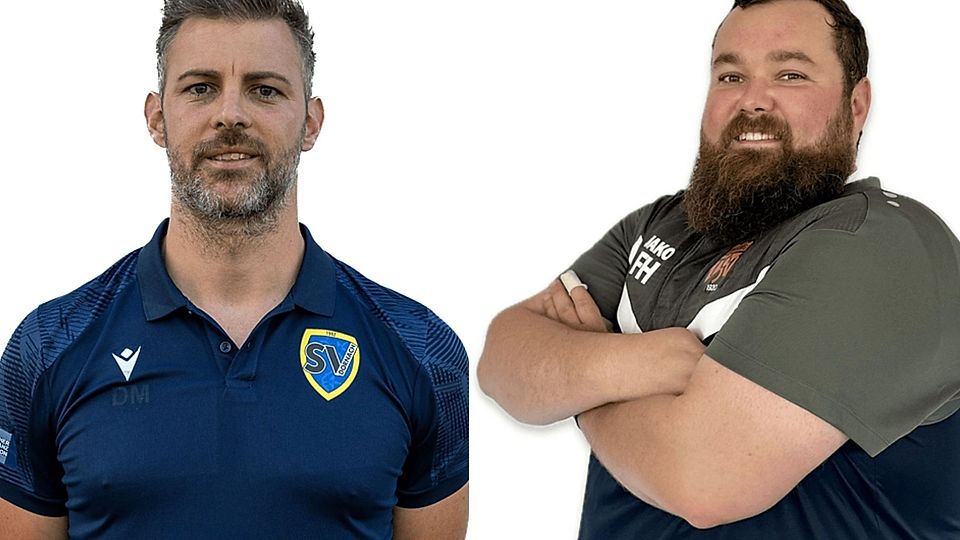 Sebastian Wastl (l., SV Dornach) und Florian Heppert (TSV Zorneding)