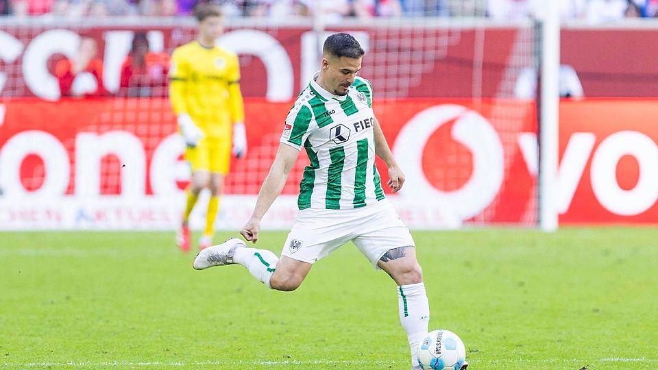 Endlich wieder auf dem Platz: Profi Sebastian Mrowca aus Hausham.
