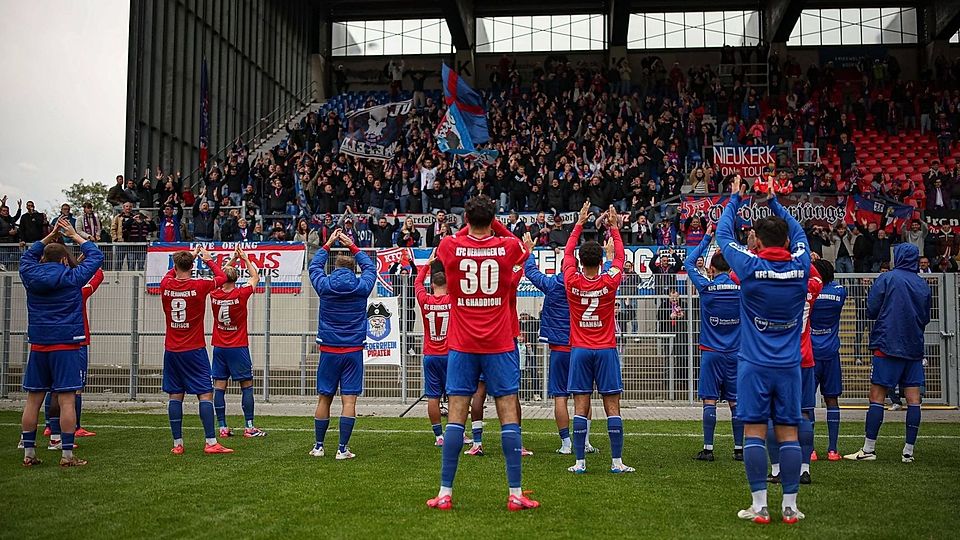 Jubeln bald Mannschaft und Fans gemeinsam in der Oberliga?