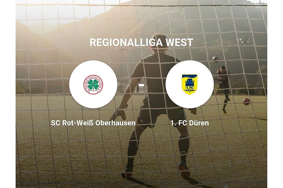 SC Rot-Weiß Oberhausen gegen 1. FC Düren