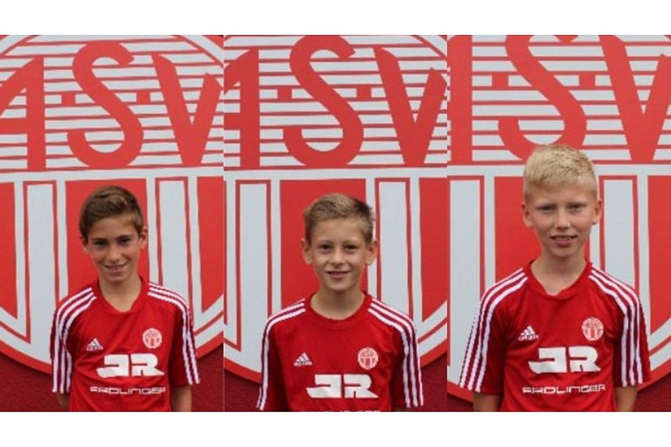 Jonathan Auburger, Josef Gottmeier und Luca Schmid (v.li.) wurden für den U13-Regionalvergleich in Oberhaching nominiert.