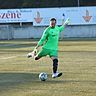 Als Gastspieler ins Derby: Daniel Schwabke hütet am Samstag das Tor des SV Groß Santersleben.