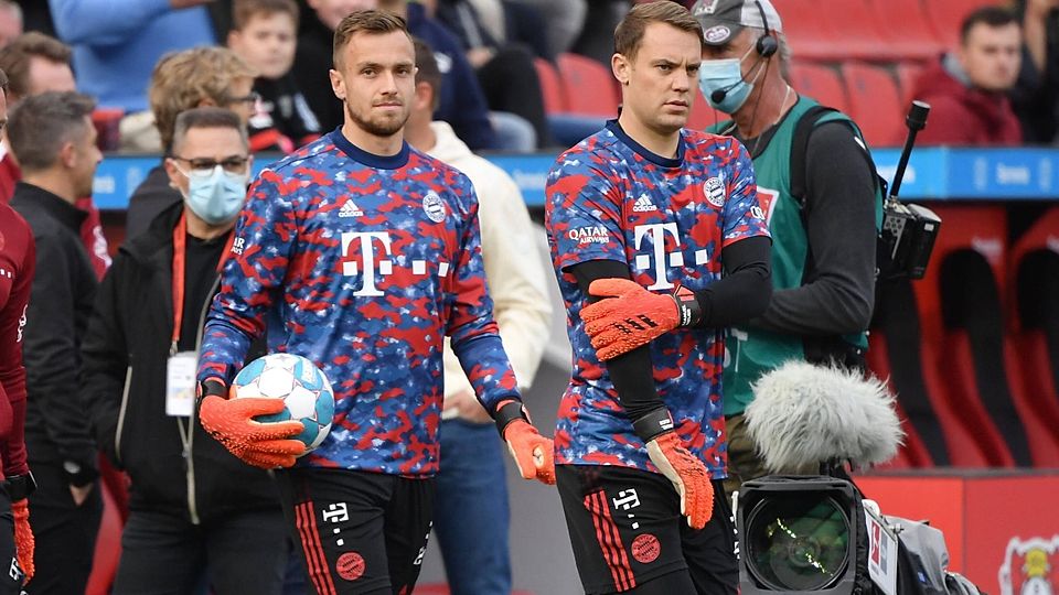 Christian Früchtl (li.) will eines Tages Manuel Neuer (re.) im Bayern-Tor beerben.