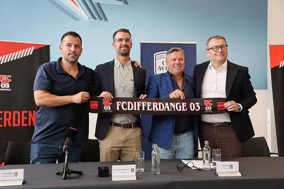 Differdingen stellte am Mittwoch seinen neuen Cheftrainer vor