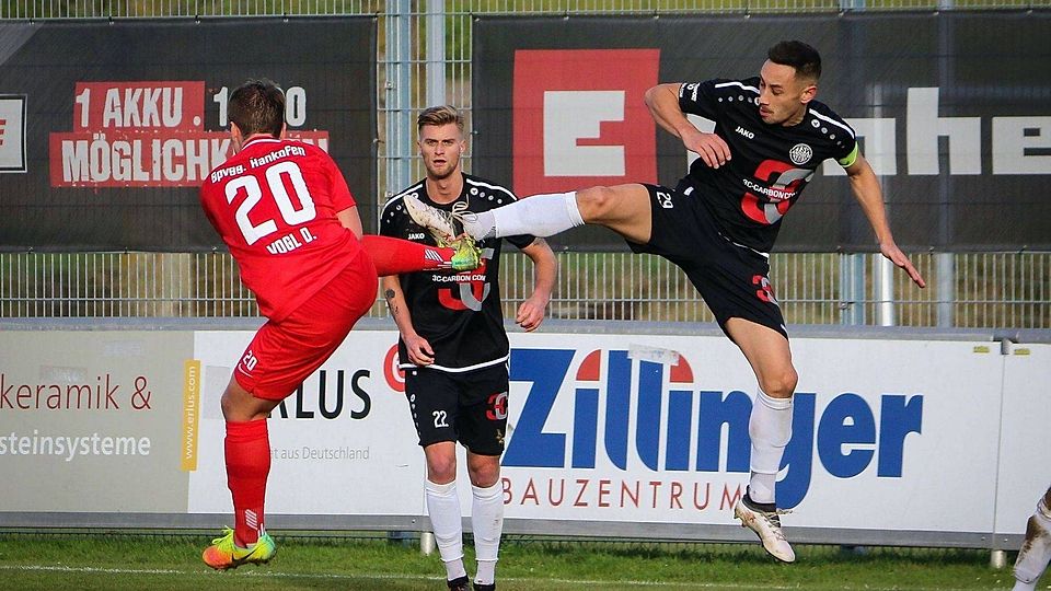 Einen Spagat zwischen Siegesserie und Negativlauf gab es in der bisherigen Saison für den TSV Landsberg, um Kapitän Andreas Fülla (re.).