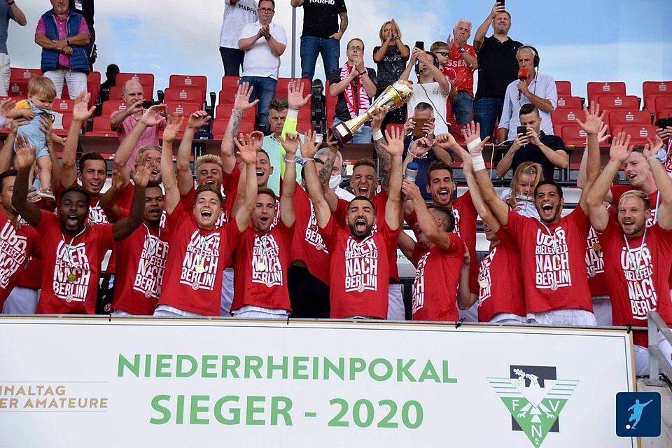 Rot-Weiss Essen hat 2020 zum neunten Mal den Niederrheinpokal gewonnen und ist damit Rekordsieger.