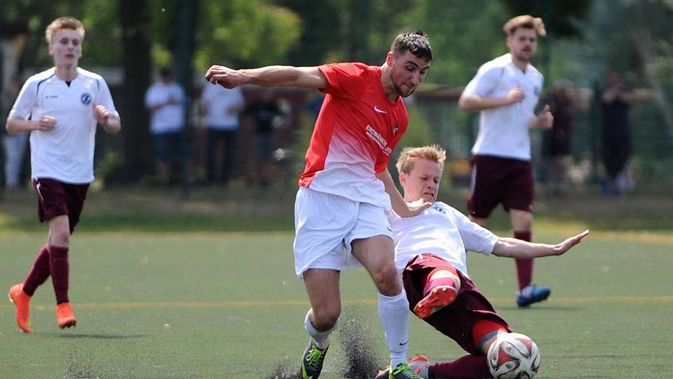 Atilla Caliskan im Spiel gegen den BFC Dynamo II. Foto: Christoph Lehner