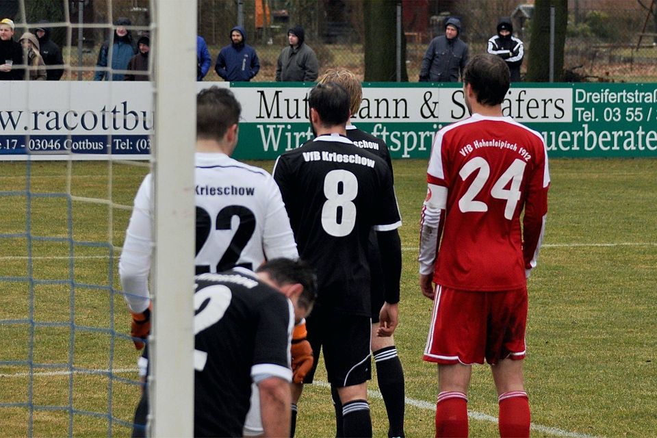 Erstmals treffen die Reservemannschaften von Krieschow und Hohenleipisch in einem Pflichtspiel aufeinander. 