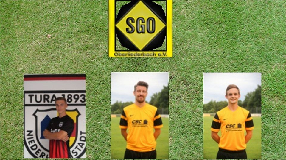 Pascal Fischer (li.), Florian Müller (Mitte) und Florian Jörss tragen ab Sommer wieder die Schwarz-Gelben Vereinsfarben.