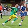 Timm Bischoff (SVE Comet Kiel), hier im Spiel gegen den TSV Plön, gelingt das wichtige 1-0.