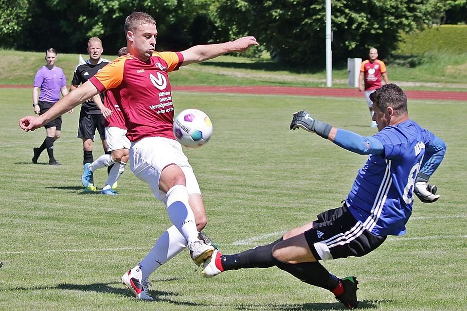 Leon Schleip führt aktuell die Torschützenliste der Landesklasse 2 an und wird nächste Saison eine Liga höher auf Torejagd gehen.