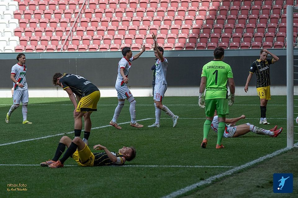 Nix zu holen gab`s für die SpVgg Bayreuth in der Augsburger WWK-Arena.