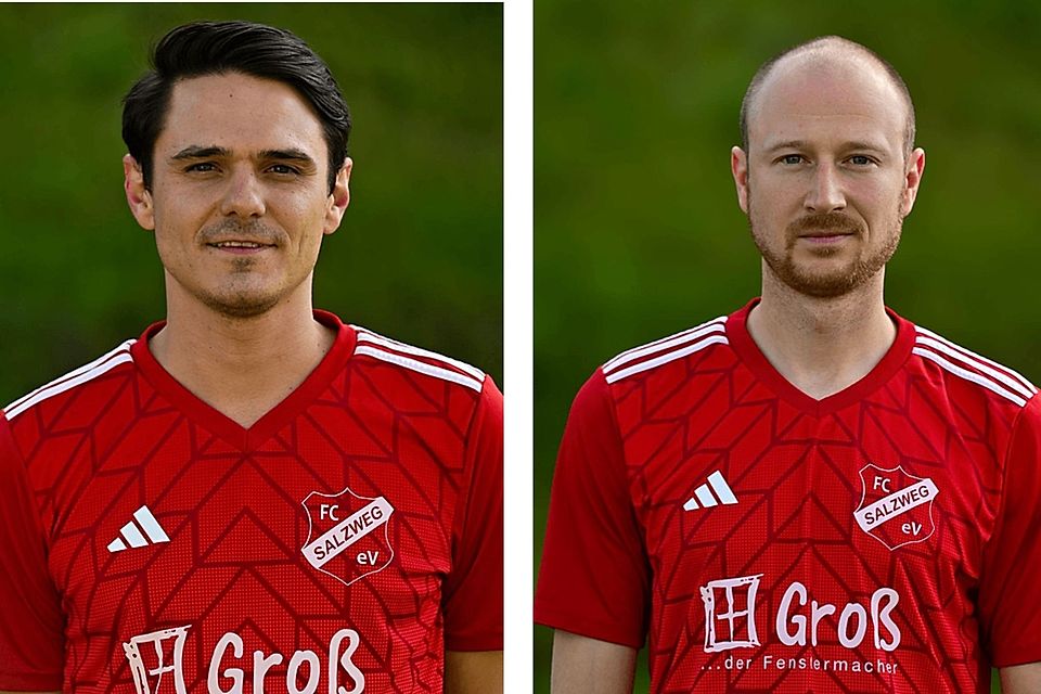 Severin Muthmann (li.) und Klaus Huber werden die II. Mannschaft des FC Salzweg anleiten Severin Muthmann (li.) und Klaus Huber werden die II. Mannschaft des FC Salzweg anleiten