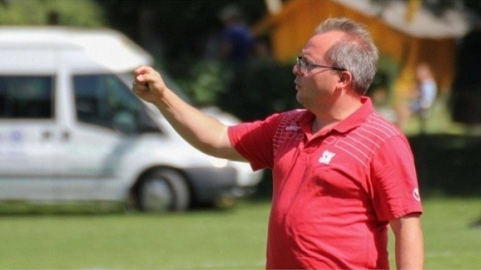 Sascha Krammer, Trainer des TSV Plattenhardt, kann in der kommenden Saison auf acht neue Spieler zurückgreifen.Foto: Frey