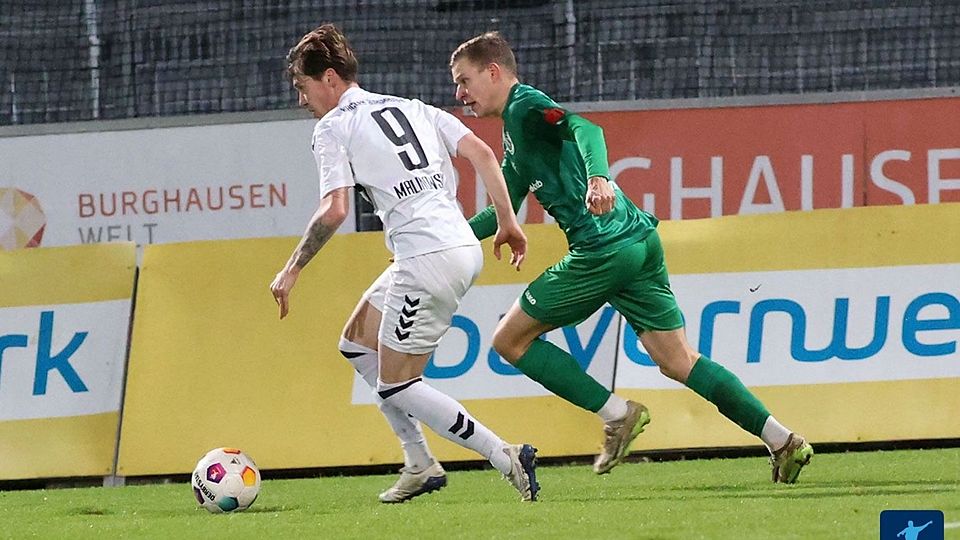 Sebastian Malinowski (li.) läuft nun doch wieder für den SV Wacker Burghausen auf.