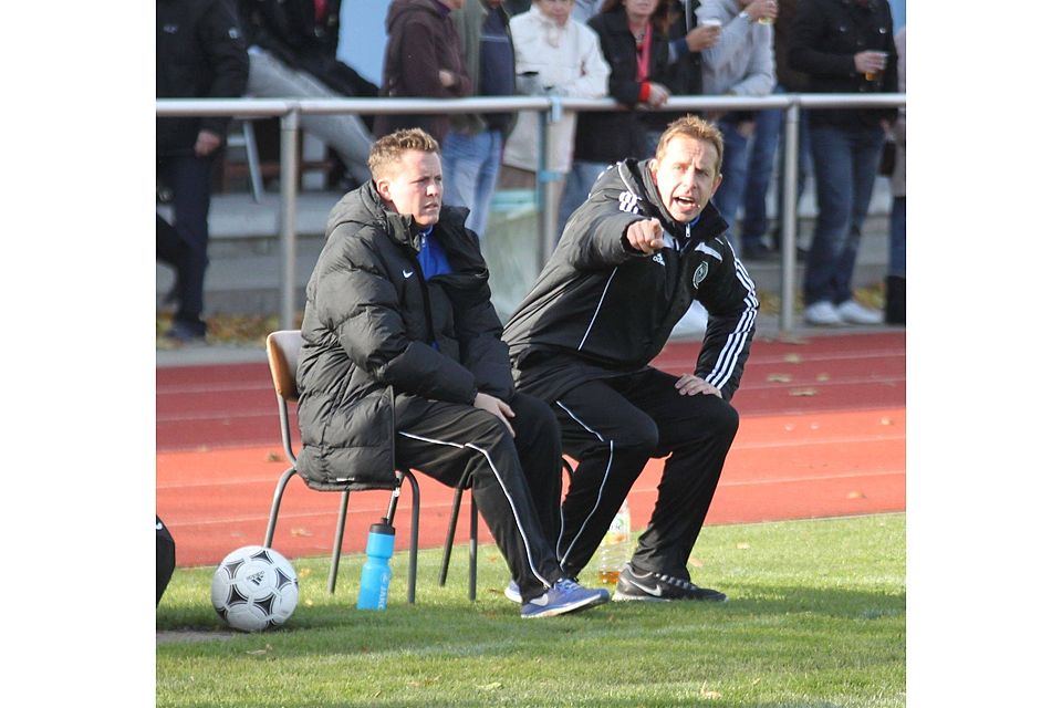 BSC-Coach Jörg Heinrich (r.) muss gegen Weisen auf seinen Kapitän Kevin Schmoock verzichten. BSC-Coach Jörg Heinrich (r.) muss gegen Weisen auf seinen Kapitän Kevin Schmoock verzichten.