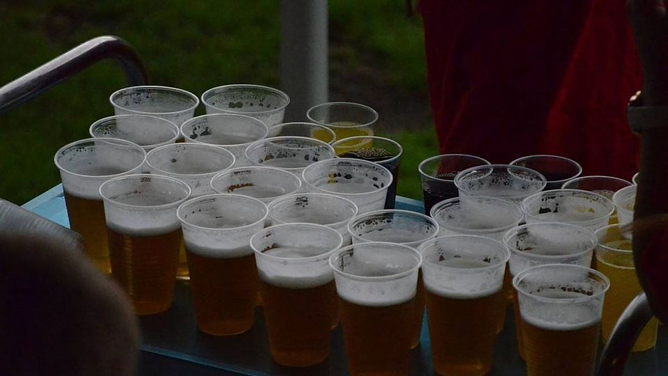 Bier im falschen Einsatz. 