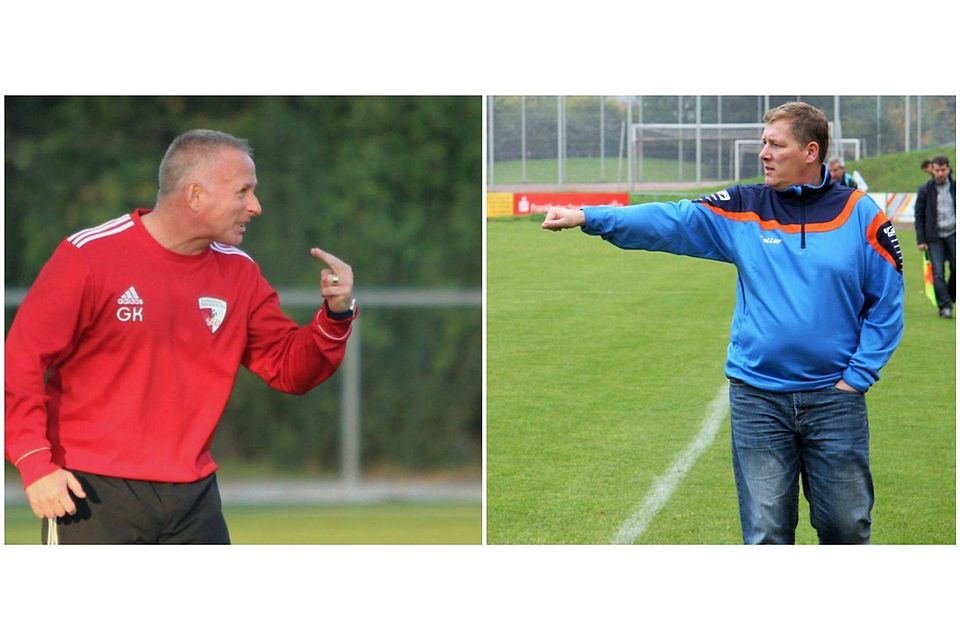 Gert Kramp (links) wird neuer Trainer beim TV Wallau, sein Vorgänger Siegfried Feix (rechts) hingegen neuer erster Vorsitzender des Vereins. Archivfoto: Henz.