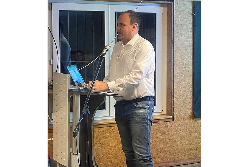 Schatzmeister Hannes Weller ließ in die Finanzen des SV blicken