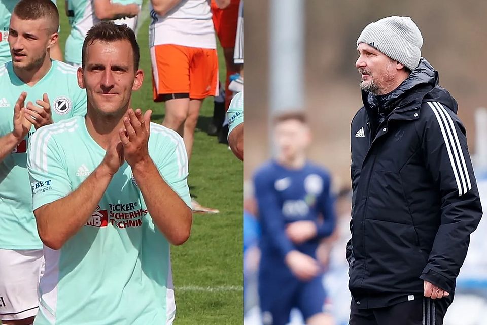 Auf der Trainerbank setzt der FSV Preußen Bad Langensalza auf Kontinuität. Cheftrainer Thomas Wirth (rechts) und sein Trainerteam bleiben auch in der kommenden Saison an Bord. Max Domeinski (links) wird neuer sportlicher Leiter.