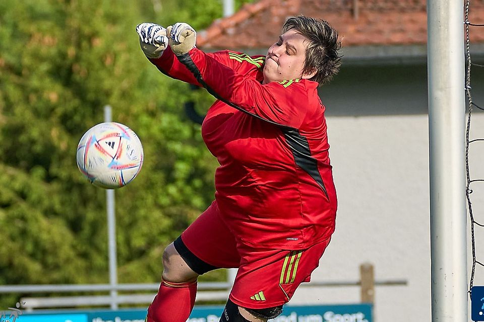 Sie verhinderte eine noch höhere Niederlage für ihr Team. Torhüterin Jenny Tanner
