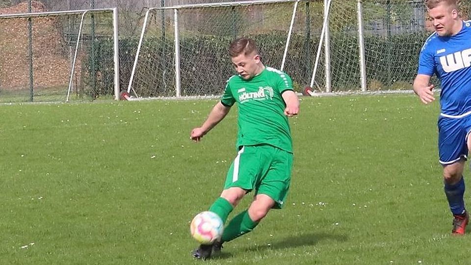 Leon Stelling gelang wenigstens der Ausgleich für den SV Burweg.