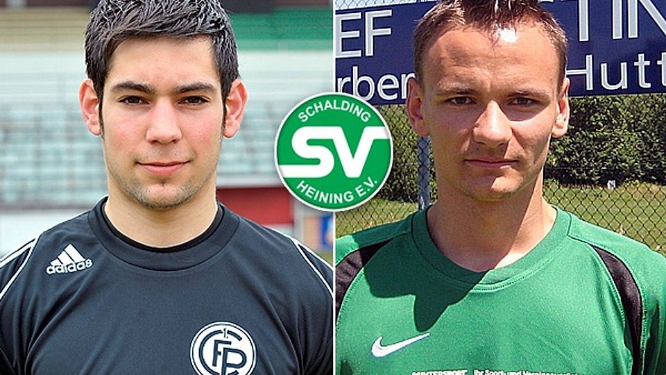 Maximilian Huber (li.) und Benedikt Buchinger wechseln zum SV Schalding-Heining. Montage: FuPa