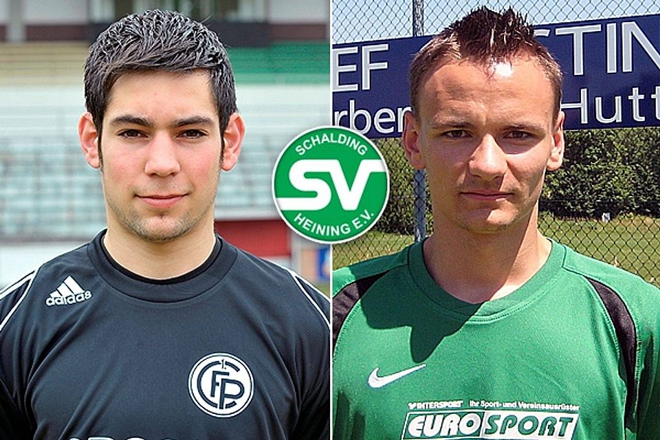 Maximilian Huber (li.) und Benedikt Buchinger wechseln zum SV Schalding-Heining. Montage: FuPa