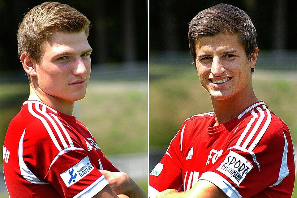 Matthias Jocham (links) und Fabian Rupp tragen nächste Saison das Illertisser Trikot.   F.: Archiv