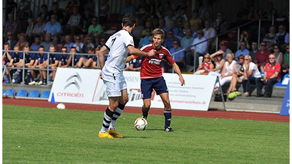 Danny-Torben Kühn ist mit 30 Jahren einer der erfahrensten Drochterser Spieler. Foto Berlin