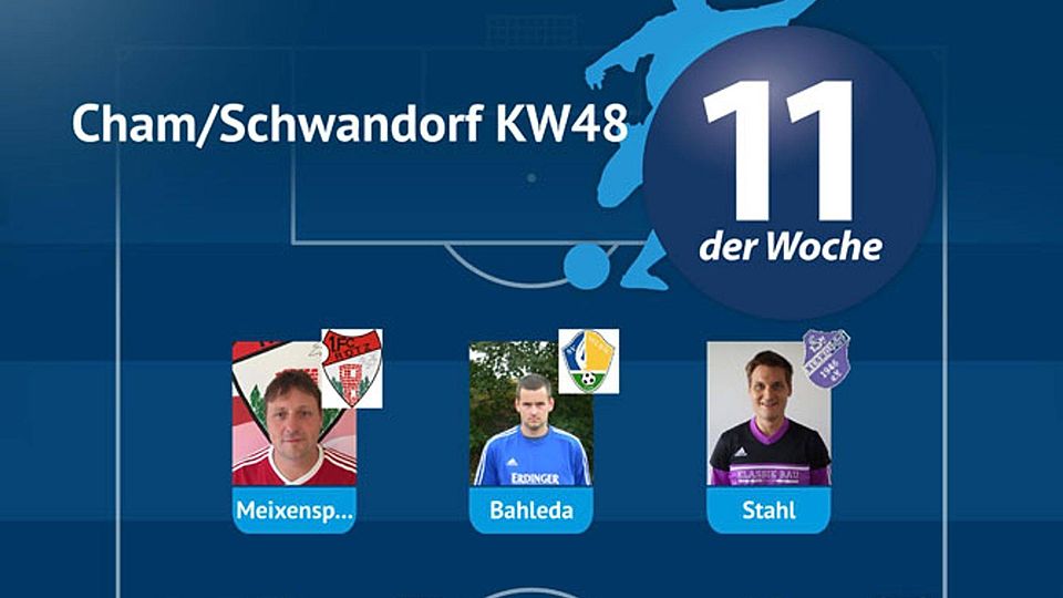 Elf der Woche aus Cham/Schwandorf KW48
