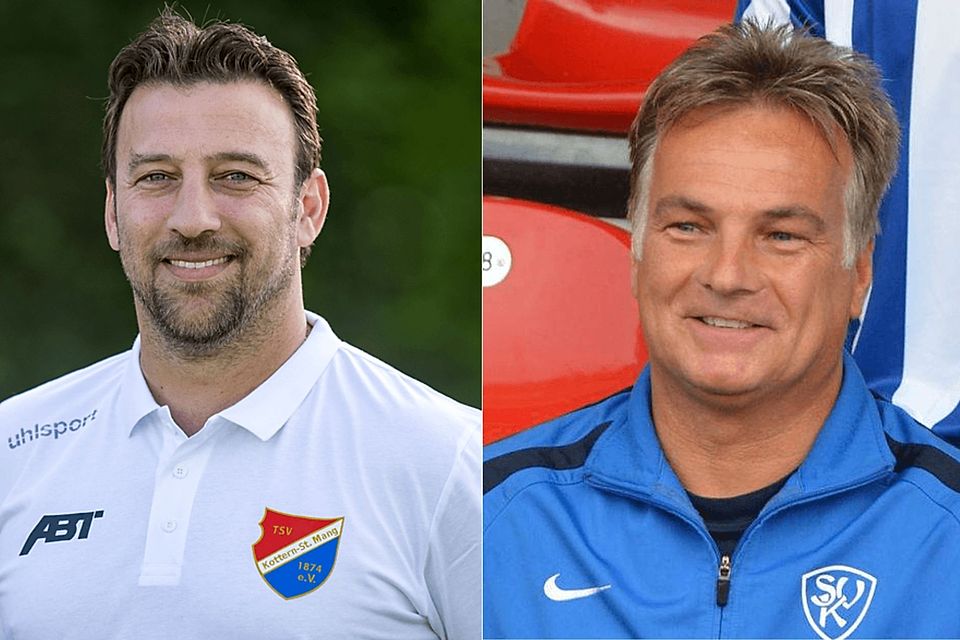 Manuel Günes (links) kommt vom TSV Kottern II zur SpVgg Kaufbeuren und arbeitet dort mit dem bisherigen Chefcoach Fred Jentzsch zusammen.