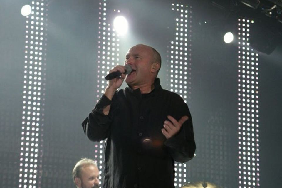 Phil Collins bei einem Konzert in Düsseldorf im Jahr 2005.
