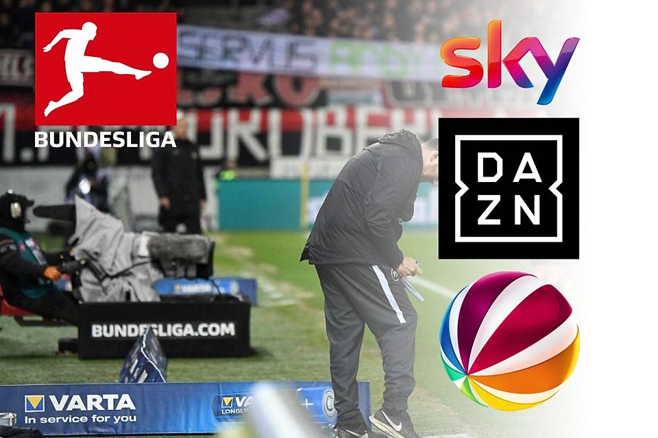 Die Bundesliga-"Player" ab der Saison 2021/22: Sky und DAZN im Pay-TV, Sat.1 im Free-TV.