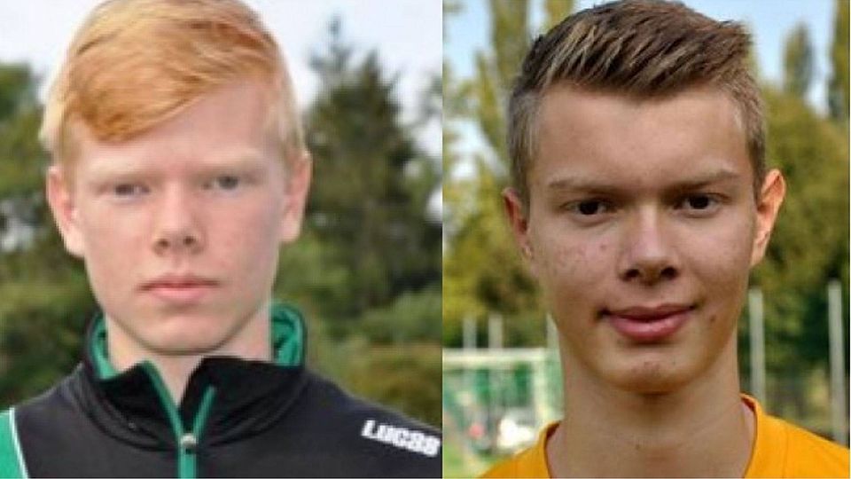 Lucas (li.) und Eric (re.) Zeitz wechsel zum VfB Apolda.