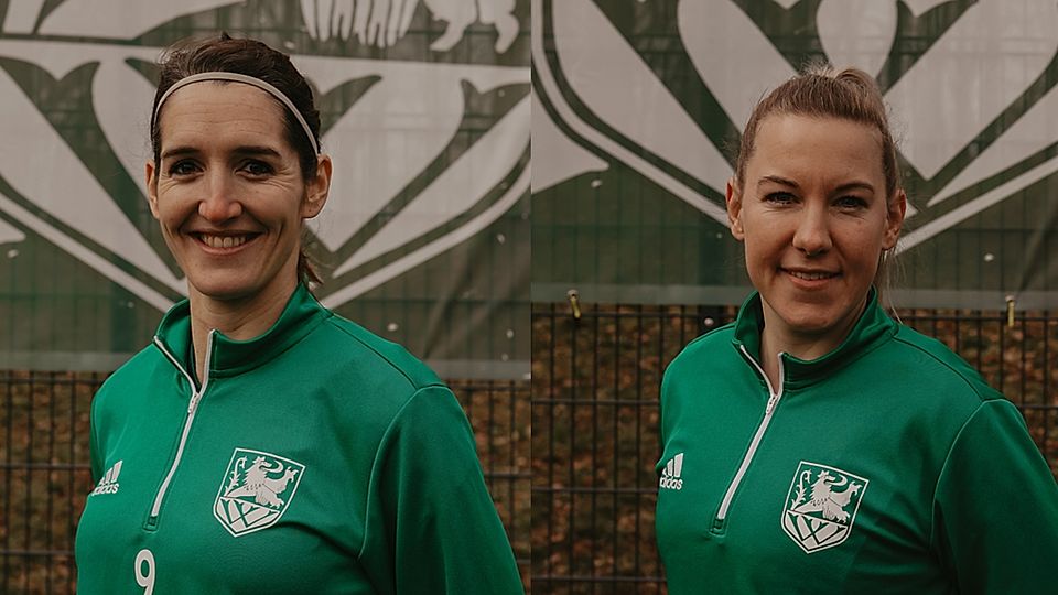 Lena Jansen (links) und Marith Müller-Prießen blicken auf eine erfolgreiche Saison mit dem SV Walbeck zurück.