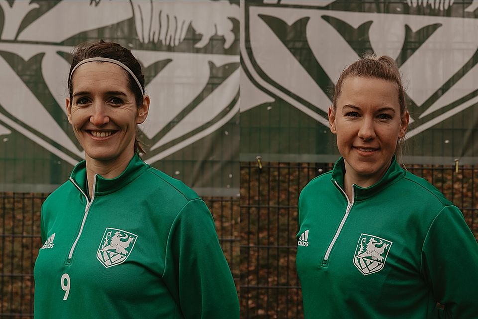 Lena Jansen (links) und Marith Müller-Prießen blicken auf eine erfolgreiche Saison mit dem SV Walbeck zurück.