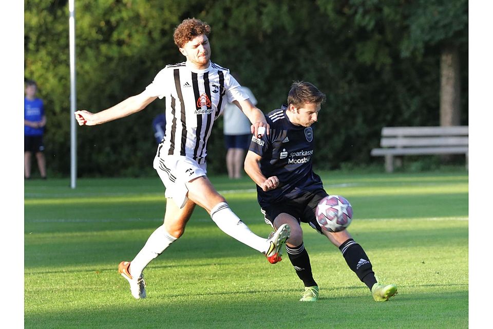 Thomas Kopp (l.) vom SV Kranzberg