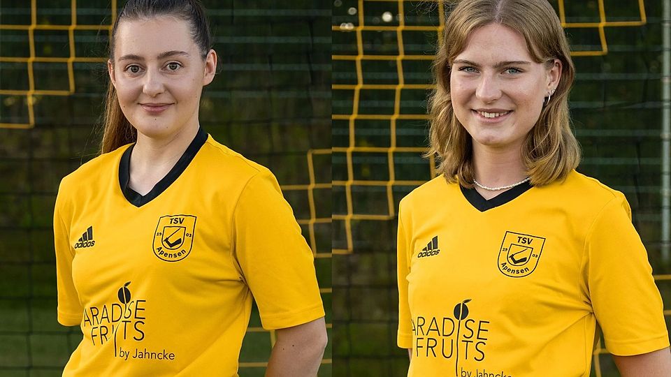 Die Spielerinnen mit den meisten Einsätzen in der letzten Saison: Sabrina Bellmann und Kathleen Dammann.