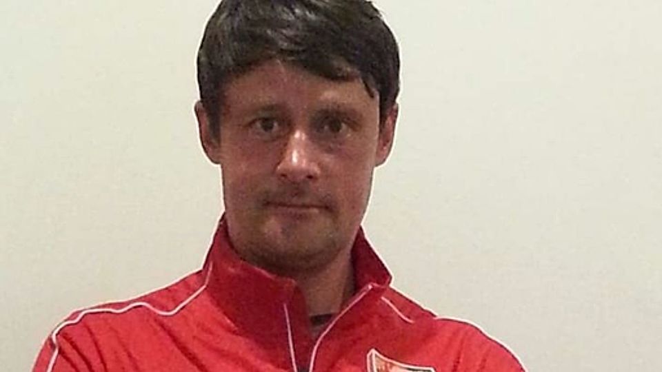 SV Lok Uebigau Trainer Marco Kreutzer.