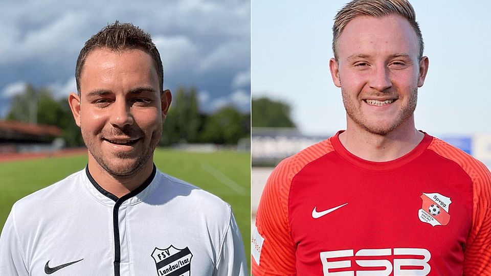 Christoph Schambeck (li.) und Florian Sommersberger bilden in der Saison 2024/2025 das Trainergespann des FSV Landau